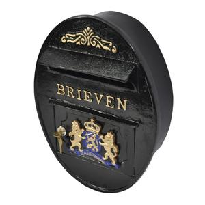 Affordable Post <b>Box</b> For Home Black Coated Customized Mailbox For Christmas Decoration Home Garden Supplies - Product Image 2