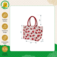 Sac à main fantaisie en coton biodégradable de qualité supérieure, écologique, avec fermeture éclair, imprimé sur toute la surface, sac à bandoulière décontracté