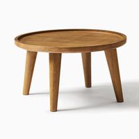 Mesa de Centro de Madera Minimalista con Diseño Compacto y Estructura Funcional, Ideal para Sala de Estar, Espacios Pequeños y Estudios