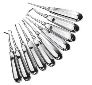 Juego de 10 Elevadores de Raíces de Acero Inoxidable para Extracción Dental, Instrumentos de Cirugía Dental con Certificación CE, Endopro Care - Product Image 3