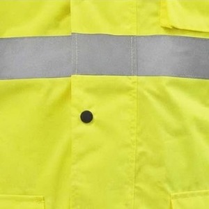 Chaqueta de Trabajo de Poliéster Reflectante de Alta Visibilidad con Bolsillo para Hombre, Uniformes de Trabajo Impermeables, Chaquetas Unisex - Product Image 5