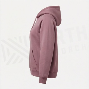 <b>Drop</b>-Shoulder Hoodies For Women Winter Premium Cotton Fleece Fabric Breathable Regular Fit Custom Designs Pullover Oem - Product Image 3