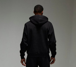 Custom Logo Oversized Hoodie <b>Men</b> Heavyweight Distressed Cotton Fleece Streetwear <b>Pullover</b> OEM Wholesale Manufacturer - Product Image 2