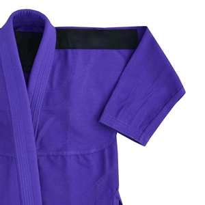 ชุดยิวยิตสูบราซิลพรีเมียม ผ้าฝ้าย 100% ทอลายเพิร์ลวีฟ ปักโลโก้ สำหรับนักสู้มืออาชีพ ผลิตตามแบบ OEM ชุดศิลปะการต่อสู้ - Product Image 4