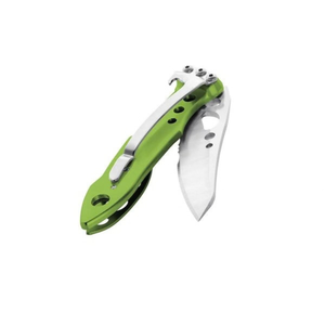 Green Silver Folding Pocket Knives with <b>Stainless</b> <b>Steel</b> Sharp Blade Lightweight Metal Handle Pocket Clip Compact EDC <b>Outdoor</b> Uti - Product Image 5