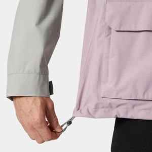 Chaqueta con Capucha para Hombre, Resistente al Viento, Diseño de Bloques de Color, Corte Holgado, Estilo Casual, Forro Polar, 100% Algodón, Ecológica, Ropa de Invierno - Product Image 3