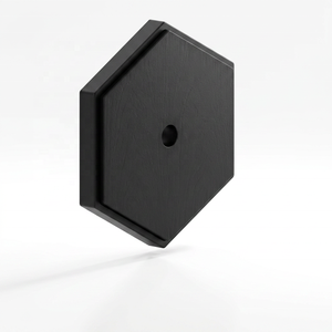 Poignée de meuble hexagonale en laiton de designer, plaqué or poli, de haute qualité, pour armoire, porte, maison et bureau - Product Image 4