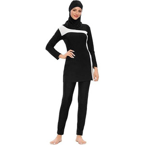 Traje de Baño Musulmán Burkini Personalizado OEM ODM de Alta Calidad, Talla Grande, Estampado, Bajo MOQ, Diseños de Ropa - Product Image 5