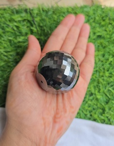 เพชรโมอิสซาไนต์ทรงกลมสีดำ น้ำหนักประมาณ 602 กะรัต พร้อมเจาะรู คุณภาพการเจียระไนระดับ AAA - Product Image 3