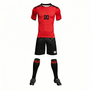 Ensembles de maillots de football en polyester 100 % de qualité supérieure, uniformes de sublimation pour adultes, ensemble d'uniformes de football personnalisés OEM - Product Image 3