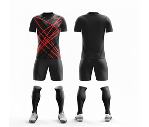 Uniforme de Fútbol Premium – Uniforme de Equipo con Sublimación Completa |   Tallas para Hombres, Mujeres y Jóvenes |   Ropa Deportiva Ligera de Secado Rápido para Entrenamiento - Product Image 2