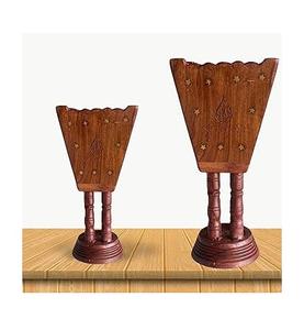 Quemador de incienso de madera con incrustaciones de hueso para Eid y Ramadán, con aroma religioso, a precio competitivo. - Product Image 2