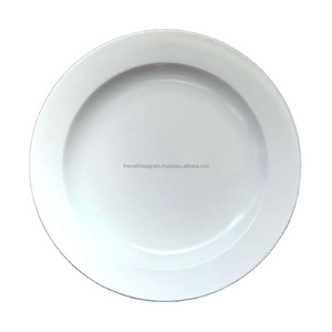 Plato y Vajilla de Metal Esmaltado Blanco, Aptos para Lavavajillas, Ecológicos, Platos para Servir en Cafeterías y Restaurantes, Platos Personalizables 2026 - Product Image 1