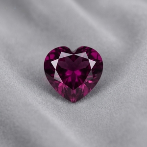 Precio al por mayor: Gemas de granate rodolita púrpura natural de 5 mm con corte en forma de corazón, piedras sueltas calibradas de 5 mm para fabricantes de joyas - Product Image 5
