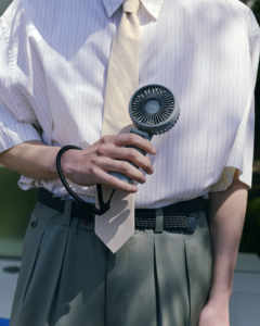 Ventilateurs portables et pliables STREAM Mini, à commande par bouton, alimentés par batterie, avec 2100 mAh, pour une utilisation en extérieur et en voiture - Product Image 1