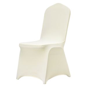 Housse de chaise pliante en spandex extensible métallisé avec housse amovible pour événements de mariage - Product Image 1