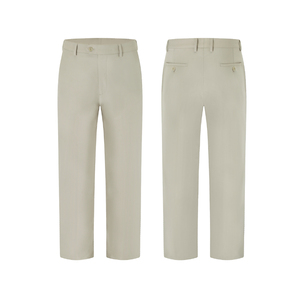 Pantalones de Golf Casuales de Lona con Logotipo Personalizado, Rectos, Lisos, Transpirables, de Cintura Media, Ligeros, para Hombre - Product Image 3