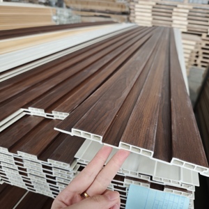 แผ่นผนังตกแต่งภายใน PVC หลายสไตล์ แผ่นผนัง Great Wall สำหรับตกแต่งภายใน แผ่นผนัง WPC สำหรับตกแต่งผนังหลังทีวี - Product Image 3