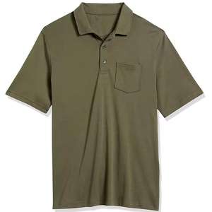 Chemises polo décontractées pour hommes, chemises polo tendance, nouveau design, logo personnalisé, couleur unie, respirantes, pour hommes, OEM - Product Image 1