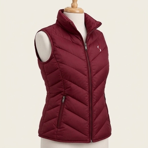 Chaleco Acolchado de Alta Calidad, Ligero, Tejido, Ecológico, Transpirable, Diseño sin Mangas, Relleno Cálido, para Mujer - Product Image 5