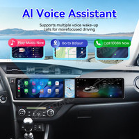 Écran tactile Android 15 Baoshang 12,3+12,3 pouces pour Toyota Auris 2013-2018, lecteur vidéo, radio, navigation GPS, Carplay