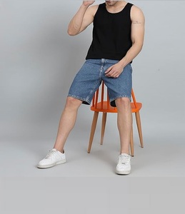 Chaleco Deportivo Personalizado con Logotipo Bordado, Camiseta sin Mangas 100% Algodón para Hombre, Camiseta Interior con Succión, Camiseta sin Mangas con Estampado - Product Image 5