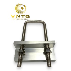 VNG OEM/ODM Solar Mounting System <b>U</b> Bolt edge <b>Clamp</b> for PV Bracket Rectangular Tube 40x80mm - Product Image 2