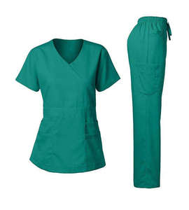 Conjunto de Uniformes Médicos de Tela Suave, Transpirable, Ajuste Flexible y Cómodo para Hospital, Clínica, Enfermería y Cuidado Diario de la Salud - Product Image 5