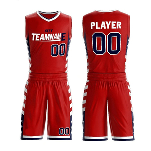 เสื้อบาสเก็ตบอลคอวีแบบสั่งทำ OEM ระบายอากาศ แห้งเร็ว ไซส์ใหญ่ ดีไซน์ชุดยูนิฟอร์มวิทยาลัย สำหรับฝึกซ้อม ผลิตจากโพลีเอสเตอร์ 100% - Product Image 6