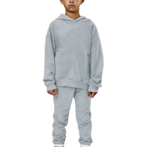 Nueva Llegada 2026 Conjuntos de Ropa Deportiva de Forro Polar para Niños, Conjuntos de Ropa de Invierno de Alta Calidad para Niños con Bolsillos Laterales - Product Image 1