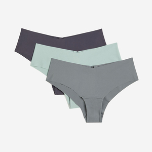 Culottes sans couture pour femmes, personnalisées, respirantes, en nylon, à motif uni, taille basse, RABUSH SPORTS - Product Image 1