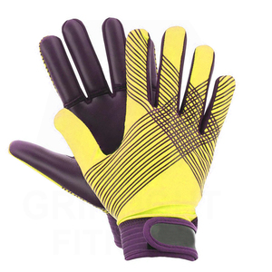 Guantes Deportivos para Exteriores, Unisex, de Látex Alemán Antideslizante, con Cierre de Velcro, Personalizables, Naranja y Morado, para Todas las Estaciones - Product Image 2