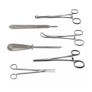 ชุดเครื่องมือผ่าตัดปิดช่องท้องแบบปิดชนิดสแตนเลสคุณภาพสูง 6 ชิ้น ชุดเครื่องมือผ่าตัดพื้นฐาน ชุดเครื่องมือแพทย์พลังงานสูง - Product Image 1