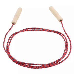 Cuerda de Saltar Personalizada para Gimnasio y Fitness, con Mango de Madera Maciza, para Ejercicios Deportivos, Cuerda de Saltar Resistente para Adultos - Product Image 1