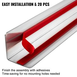 Confezione da 20 Protezioni Angolari in Acciaio Inox 304, 2x2x48 Pollici, 20 Gauge - Product Image 6