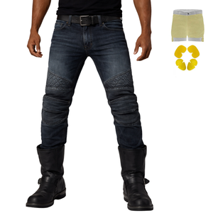 Pantalon de moto en jean pour homme, pantalon de moto blindé, jean de protection pour motard, pantalon de sécurité pour moto - Product Image 2