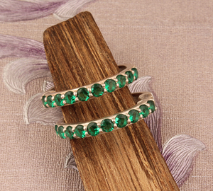 Natural Emerald Quartz <b>Earrings</b> 925 Sterling Silver Handmade <b>Green</b> Gemstone Jewelry Wholesale Elegant Drop <b>Earrings</b> for Women - Product Image 2