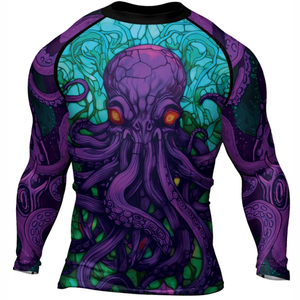 Camiseta de Compresión de Alta Calidad para Hombre, Diseñada para Entrenamiento de Alto Rendimiento, Sublimada Personalizada, Manga Larga, Servicio OEM - Product Image 4