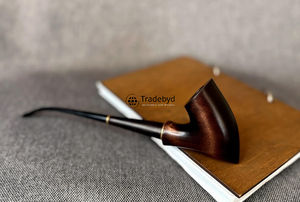 Pipa de Tabaco Moderna de Madera Natural Ecológica Lacada, Hecha a Mano por Tradebyd - Product Image 6