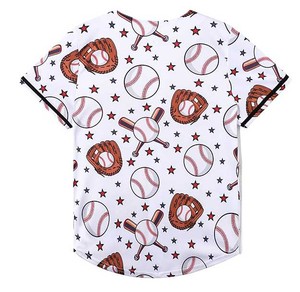 Camiseta de Béisbol Sublimada Transpirable Profesional, Personalizada con Impresión Completa, para Equipos de Softbol y Clubes - Product Image 2