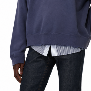 Sudadera con Capucha Personalizada, Estilo Vintage, Lavada y Desgastada, Color Sólido |   Sudadera de Felpa Francesa Gruesa, Corte Regular, 100% Algodón - Product Image 4