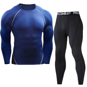 Unisex <b>Compression</b> Set Sportswear Gym Fitness Suits Training Jogging Sport Tights Clothing Rash Guard Running Tracksuit Spandex - Product Image 1