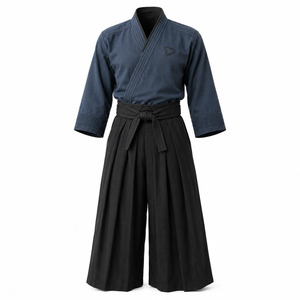 Dark Blue Unisex Karate Gi Uniform 100% Cotton Durable Regular Fit Adult Martial <b>Arts</b> Wear Quick Dry Breathable Lightweight - Product Image 1