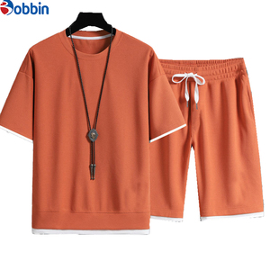 Ensemble de shorts décontractés unisexes en polaire imprimée, confortables et respirants, nouvelle collection été, personnalisable, grande taille pour hommes - Product Image 6