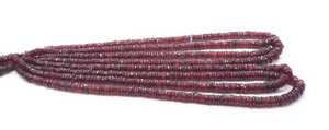 Cuentas facetadas de rubí AAA de 5-7 mm, cuentas de corindón rubí con corte en forma de rueda y neumático, cuentas de piedras preciosas de 16 pulgadas para fabricación de joyas, venta al por mayor a granel - Product Image 6