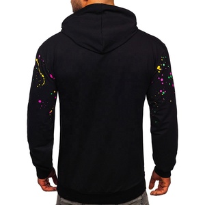 Sudaderas con Capucha Personalizadas OEM de Poliéster y Algodón para Hombre, Unisex, Gruesas, Resistentes, Transpirables, con Estampado Puff, para Invierno - Product Image 3