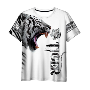 เสื้อยืดแขนสั้นผู้ชายสไตล์ลำลอง ผ้าถัก ระบายอากาศได้ดี ทรงปกติ ผ้าเจอร์ซีย์ 100% คอตตอน ป้องกันการเป็นขุย น้ำหนัก 200 กรัม สไตล์ฮิปฮอป - Product Image 3