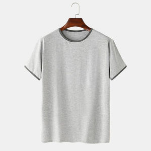 Camiseta Casual para Hombre, Algodón Suave, Estilo Urbano, Relajada, para Uso Diario de Verano - Product Image 1