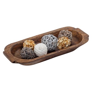 Modern Eco-Friendly Mango Wood <b>Dough</b> <b>Bowl</b> for Decor Centerpiece Business Gift - Product Image 3