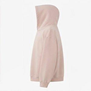 OEM Vente en gros très demandée : Sweat à capuche personnalisé pour femme en molleton 100% coton, style streetwear hiver, uni, décontracté, anti-plis, brodé, effet délavé - Product Image 2